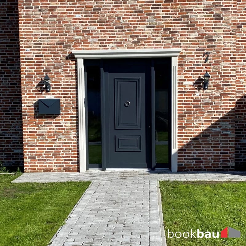 Rotklinker Eingangsbereich