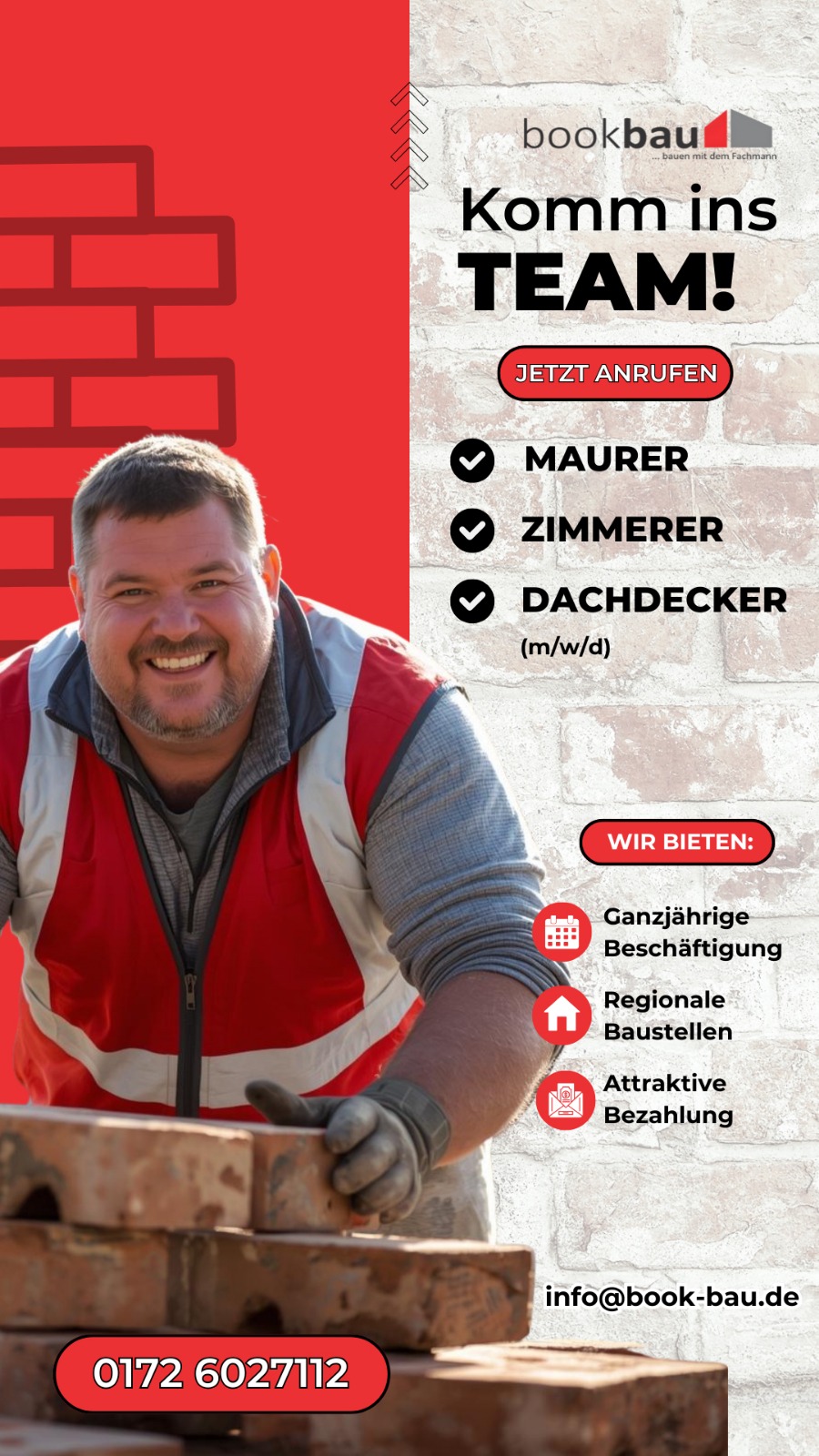 Stellenangebot Book Bau — Jetzt bewerben